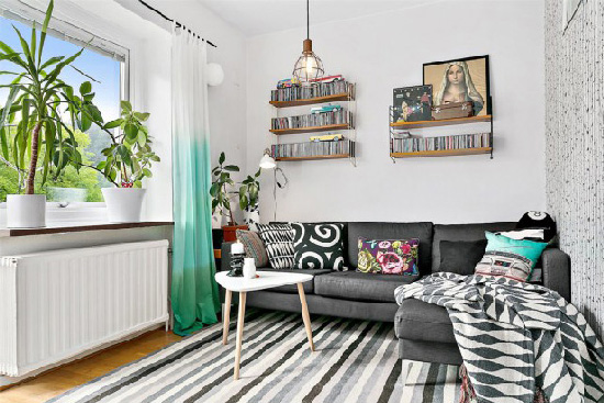 58平北欧风格老公寓 享受悠闲惬意的生活格调
