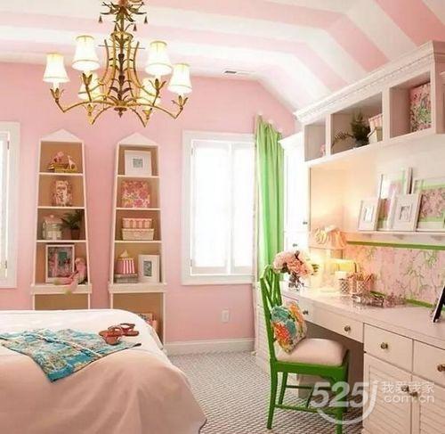 粉粉嫩嫩的公主房，惊艳了每个妈妈！